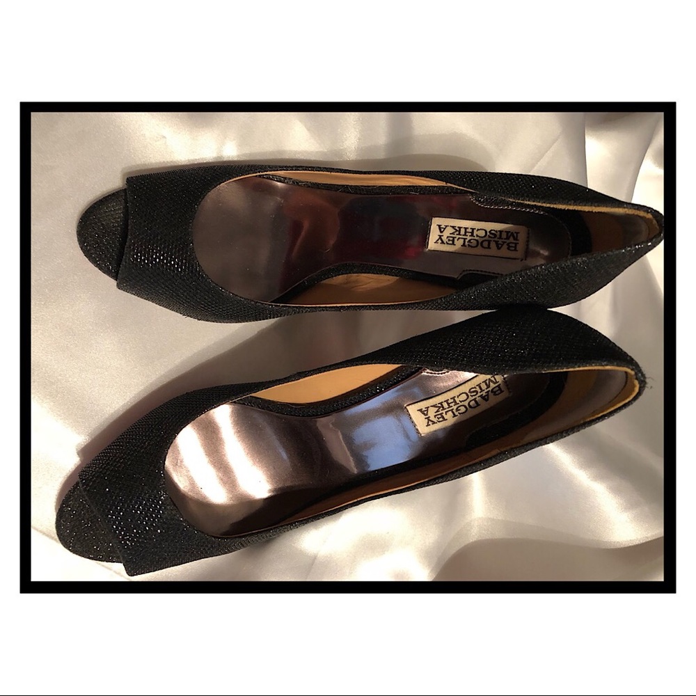 Badgley Mischka Peep Toe Heels